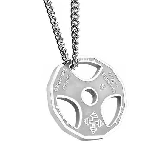 Men's Gym Necklace - Weightlifting Jewelry - WILKYs