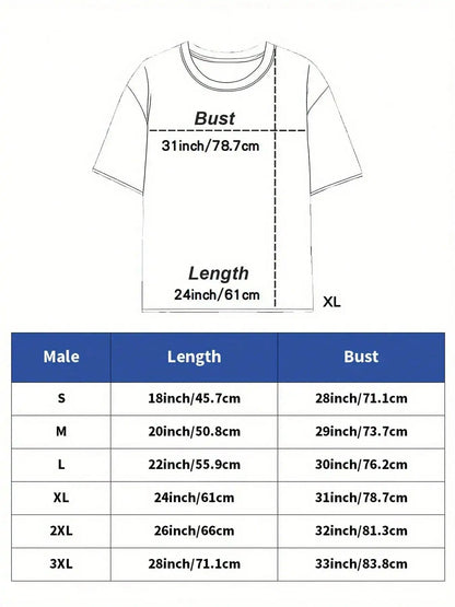 Men's Pitbull Dad Graphic T-Shirt - 100% Cotton, Short Sleeve, Crew Neck, Casual Fit, Machine Washable, Machine Washable Top, - WILKYs