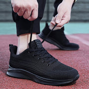 Men's Running Shoes Breathable Non - slip Lightweight Lace Up Sneakers - WILKYs