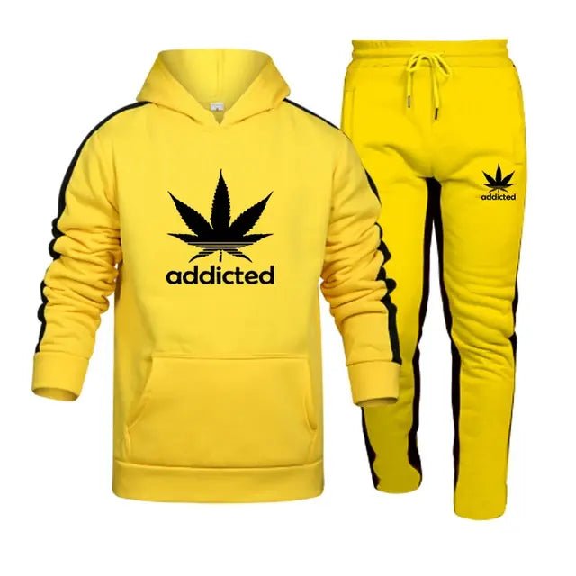 Men's Sweat - Shirt Set Hoodies And Sweatpants - WILKYs