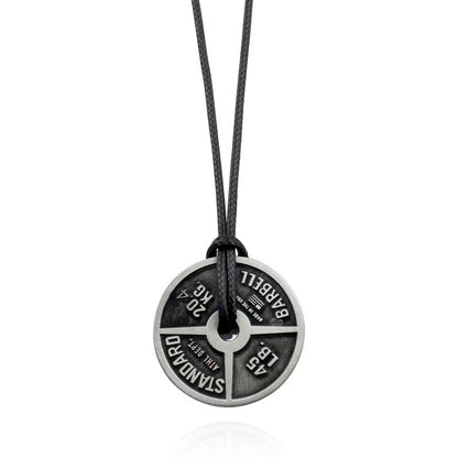 Men's Weightlifting Pendant Necklace - Gym Jewelry - WILKYs