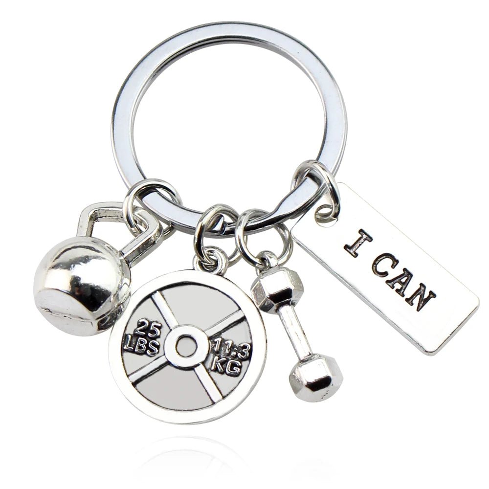 Men's Weightlifting Pendant Necklace - Gym Jewelry - WILKYs