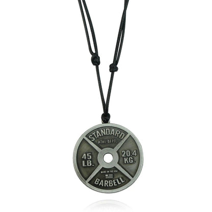 Men's Weightlifting Pendant Necklace - Gym Jewelry - WILKYs