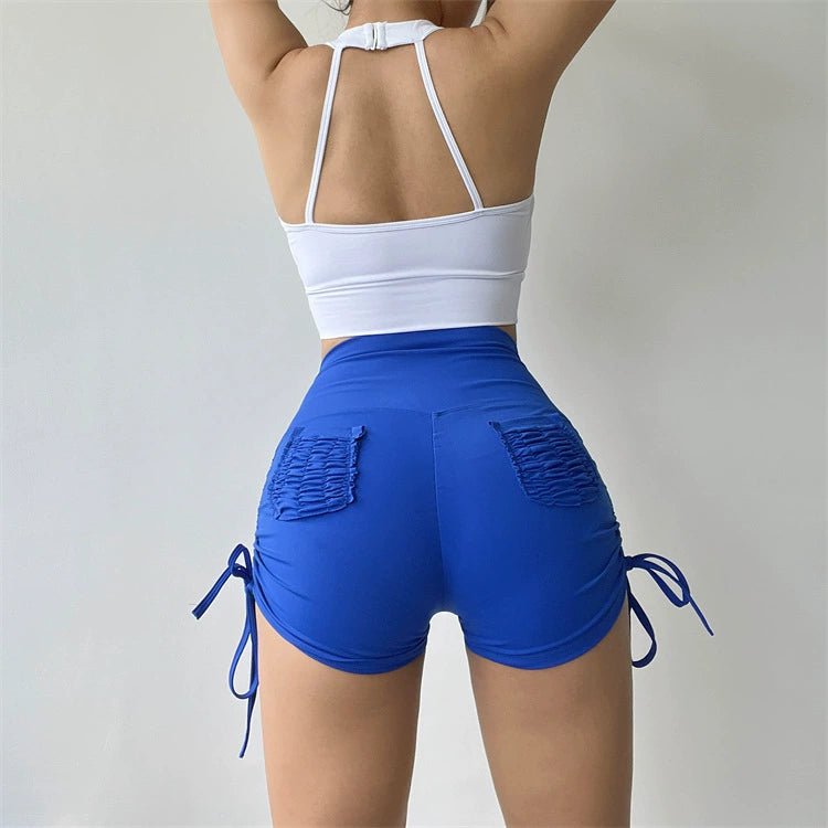 Mesh Sexy Dance Slightly Pleated Vest Bra Yoga - WILKYs