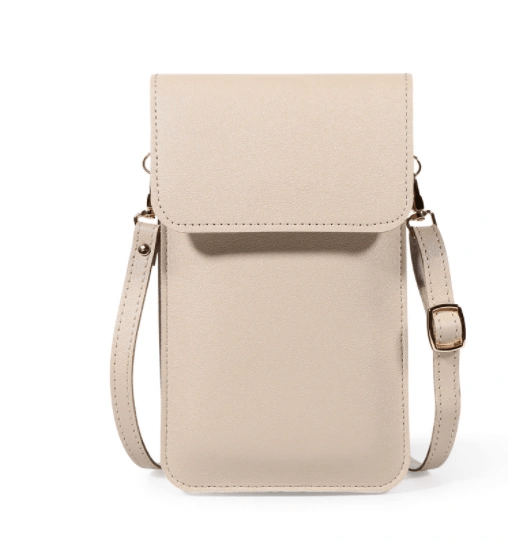 Mini Shoulder Crossbody Bags For Women Casual Solid Color Mobile Phone Bag Long Wallet - WILKYs