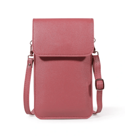 Mini Shoulder Crossbody Bags For Women Casual Solid Color Mobile Phone Bag Long Wallet - WILKYs