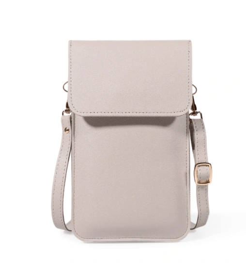 Mini Shoulder Crossbody Bags For Women Casual Solid Color Mobile Phone Bag Long Wallet - WILKYs