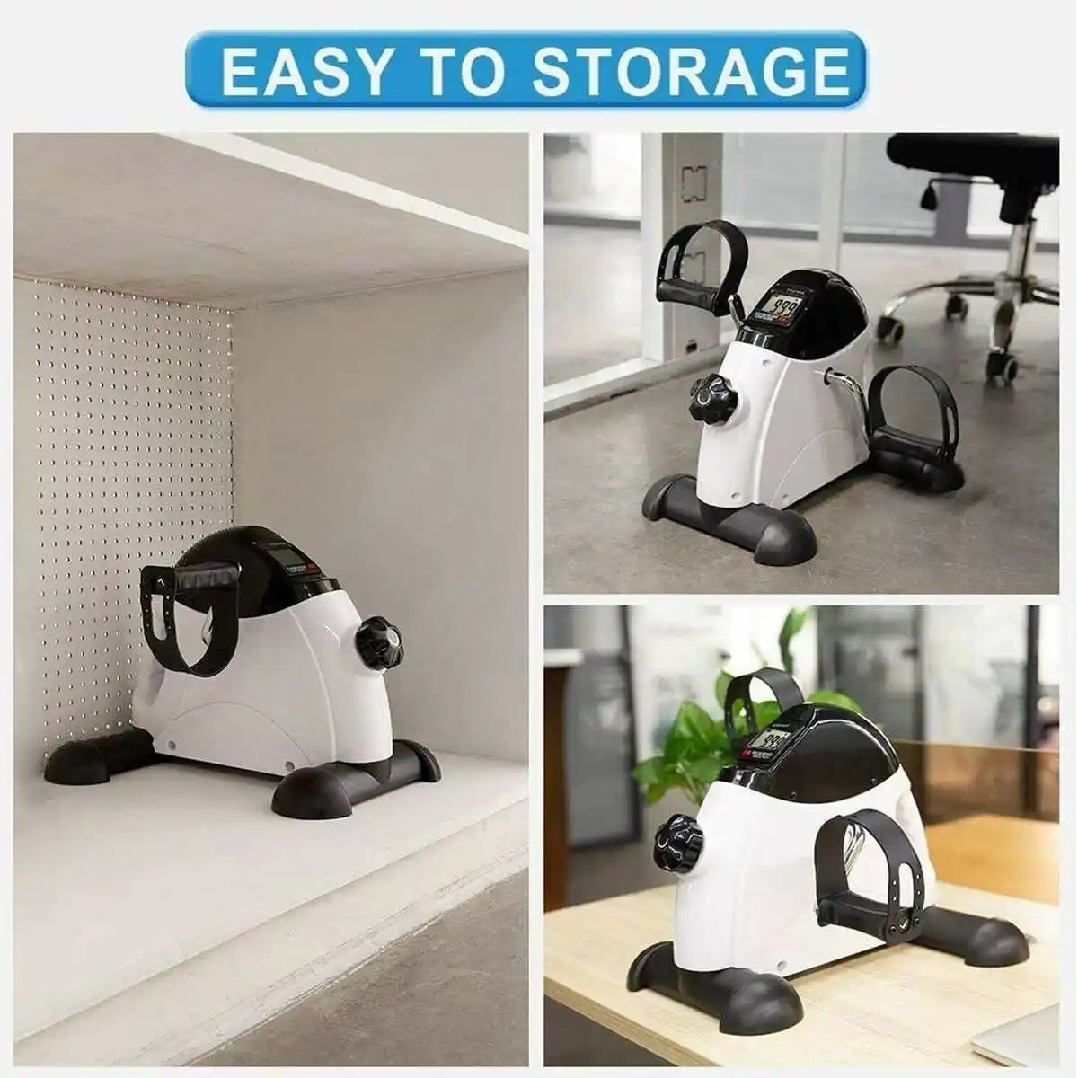 Mini Stepper Office Bicycle Leg Rehabilitation Exercise Sports Training Fitness Equipment - WILKYs