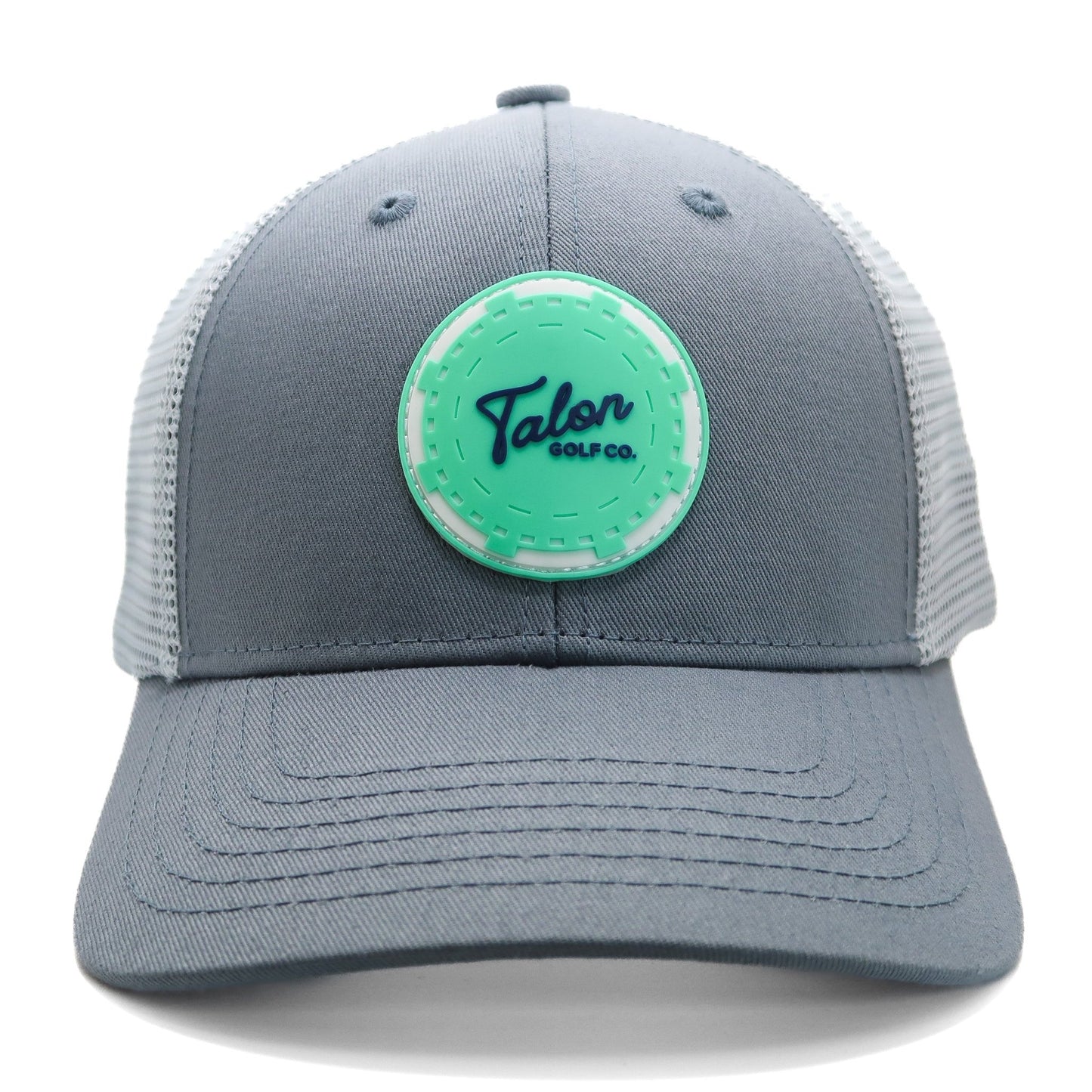 Mint Poker Chip Trucker Hat – Soft Cotton, Adjustable Snapback - WILKYs