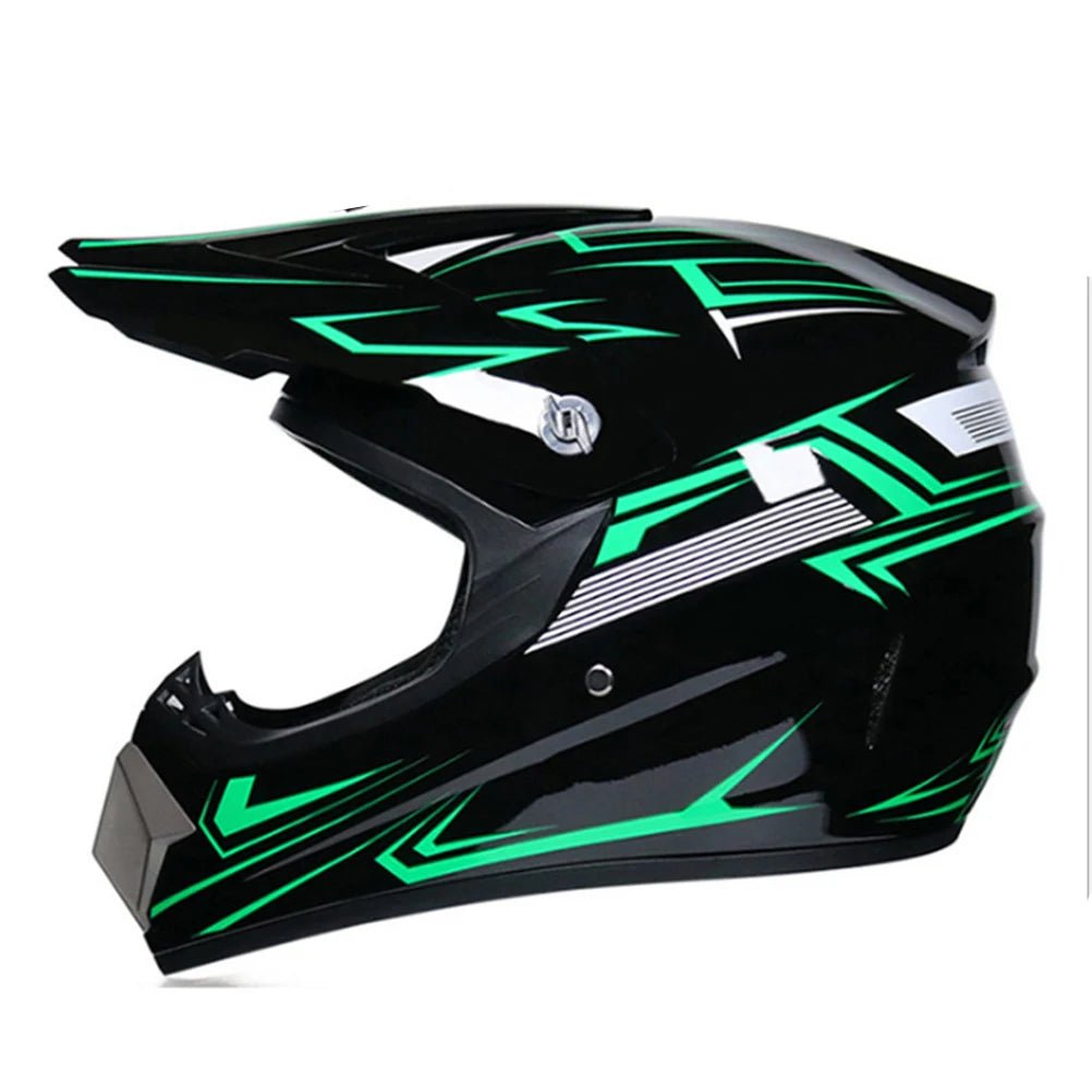 Motorcycle Full Face Helmet Resistant Odorless Motocross Helmet Washable Lining Aerodynamic Design for Motorbike Race - WILKYs