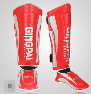 Muay Thai Leggings Sanda Fighting Shin Guards Boxing Thicken Fighting Gear Ankle Taekwondo Leg Guards - WILKYs