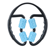 Multifunctional Muscle Massager Relaxation Roller Ring Clamp Yoga Body Shaping 4 Wheels Fitness Device for Sports - WILKYs