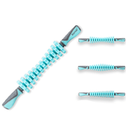 Multifunctional Muscle Massager Relaxation Roller Ring Clamp Yoga Body Shaping 4 Wheels Fitness Device for Sports - WILKYs