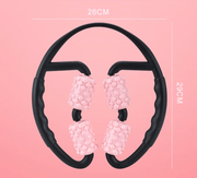 Multifunctional Muscle Massager Relaxation Roller Ring Clamp Yoga Body Shaping 4 Wheels Fitness Device for Sports - WILKYs