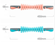 Multifunctional Muscle Massager Relaxation Roller Ring Clamp Yoga Body Shaping 4 Wheels Fitness Device for Sports - WILKYs