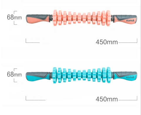 Multifunctional Muscle Massager Relaxation Roller Ring Clamp Yoga Body Shaping 4 Wheels Fitness Device for Sports - WILKYs