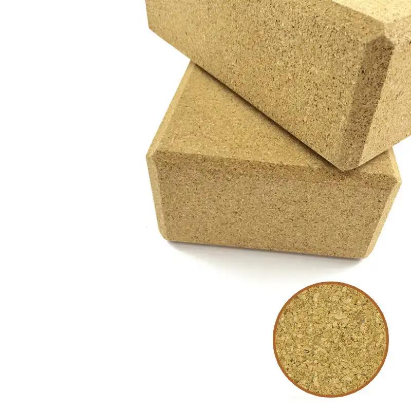 Natural Cork Yoga Bricks High Density Yoga Bricks - WILKYs