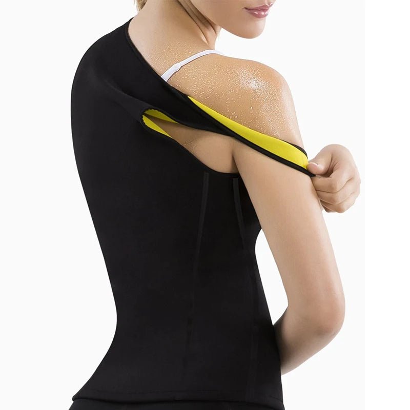Neoprene Body Shaper Vest Sweat Slimming Shapewear Sauna Gym Gym Tank Top Women Sport Bodybuilding T-shirt Fitness Sportswear - WILKYs