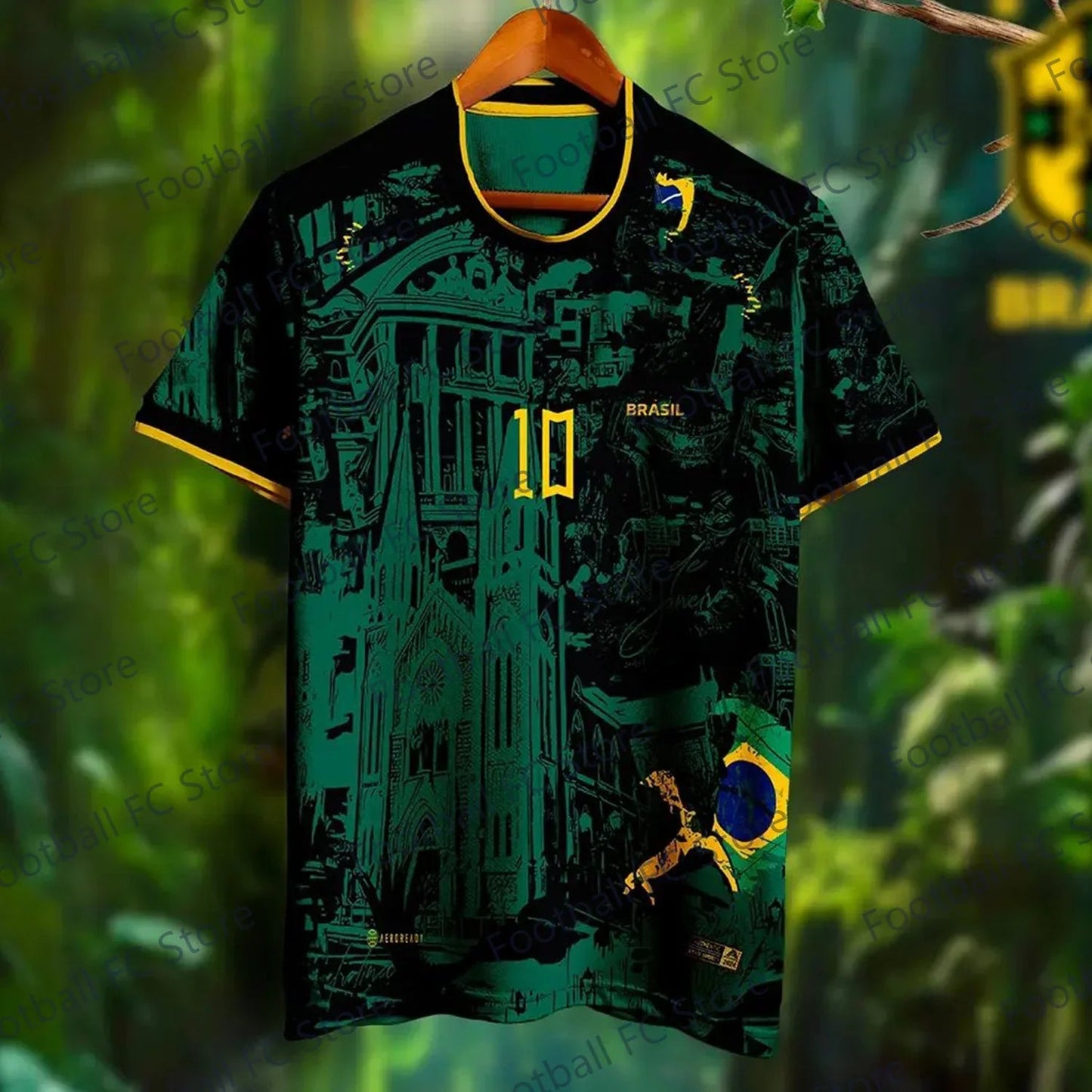 New 24 - 25 Summer Christ of Rio de Janeiro Tee Jersey CHATGPT Intelligent Design Edition Special Soccer Jersey For Kids/Adult Kit - WILKYs
