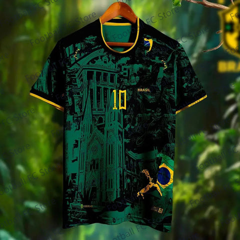 New 24 - 25 Summer Christ of Rio de Janeiro Tee Jersey CHATGPT Intelligent Design Edition Special Soccer Jersey For Kids/Adult Kit - WILKYs