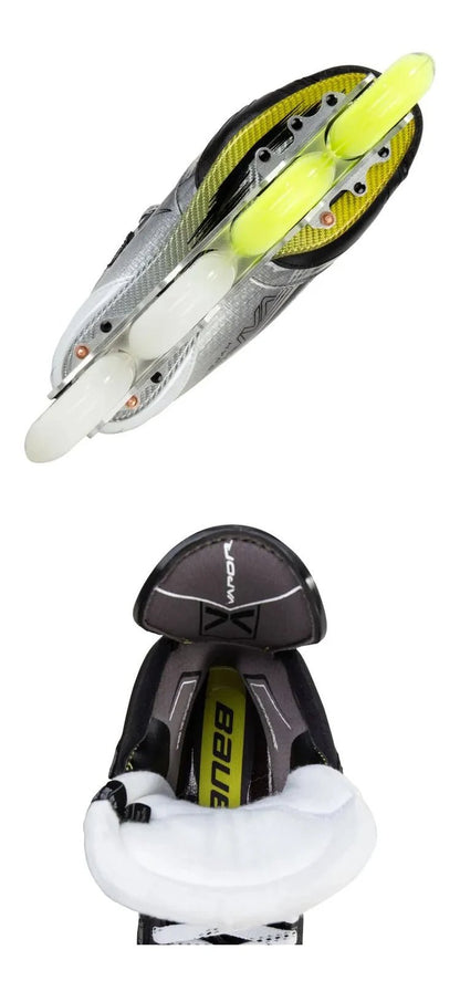 New Bauer Hyperlite2 Land Hockey Skate Bauer Advanced Competition Roller Carbon Fiber Skating Shoes 아이스하키 - WILKYs