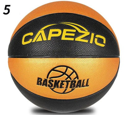 No. 5 Children's Basketball No. 5 No. 6 No. 7 P rimary School Students Training Wear - resistant Color Golden Blue Ball - WILKYs