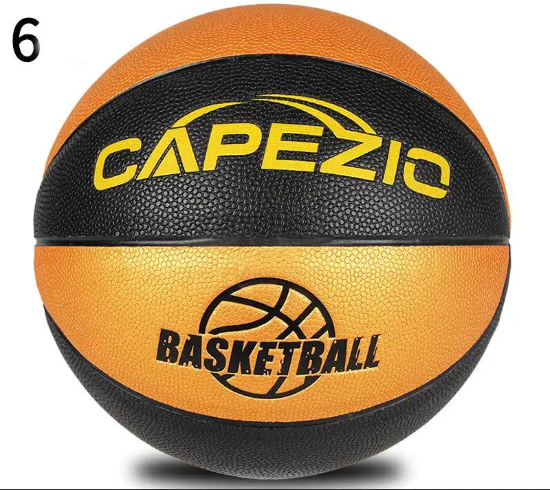 No. 5 Children's Basketball No. 5 No. 6 No. 7 P rimary School Students Training Wear - resistant Color Golden Blue Ball - WILKYs