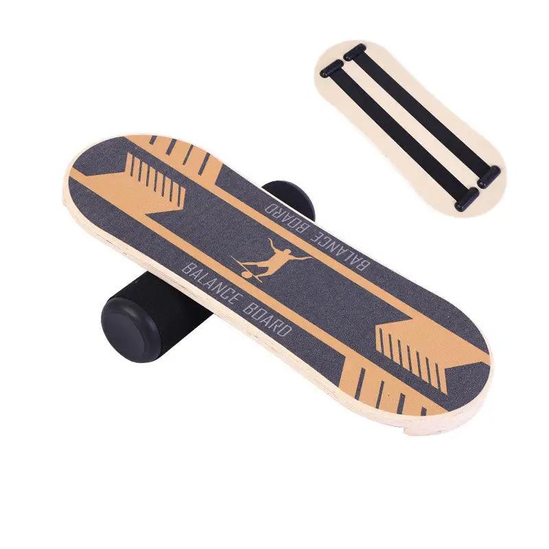 Non Slip Yoga Balance Board Rehabilitation Training Wood - WILKYs