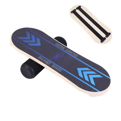 Non Slip Yoga Balance Board Rehabilitation Training Wood - WILKYs