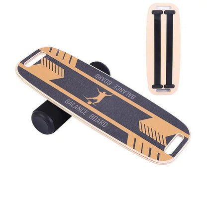 Non Slip Yoga Balance Board Rehabilitation Training Wood - WILKYs