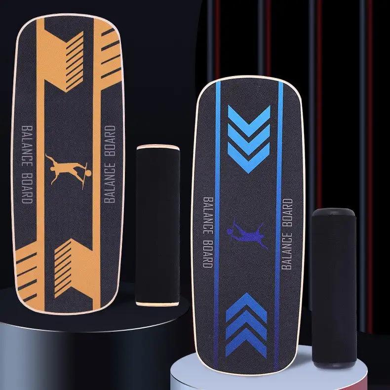 Non Slip Yoga Balance Board Rehabilitation Training Wood - WILKYs