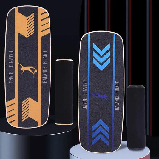 Non Slip Yoga Balance Board Rehabilitation Training Wood - WILKYs
