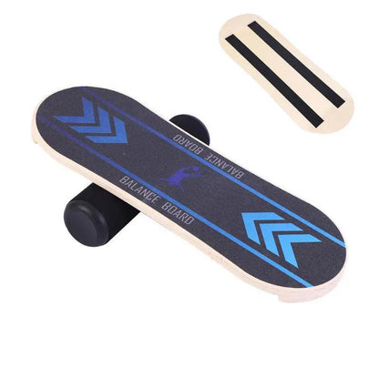 Non Slip Yoga Balance Board Rehabilitation Training Wood - WILKYs