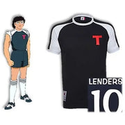 OLIVER AND BENJI MARK LENDERS SHIRT, OLIVER AND BENJI TOP Tsubasa Captain Nanatsu School MARK LENDERS Soccer Jersey Round Neck - WILKYs