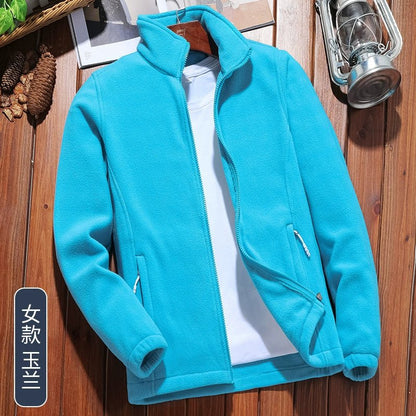 Outwear Women's Liner Thickening Cardigan Fleece Sweater - WILKYs