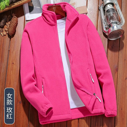 Outwear Women's Liner Thickening Cardigan Fleece Sweater - WILKYs