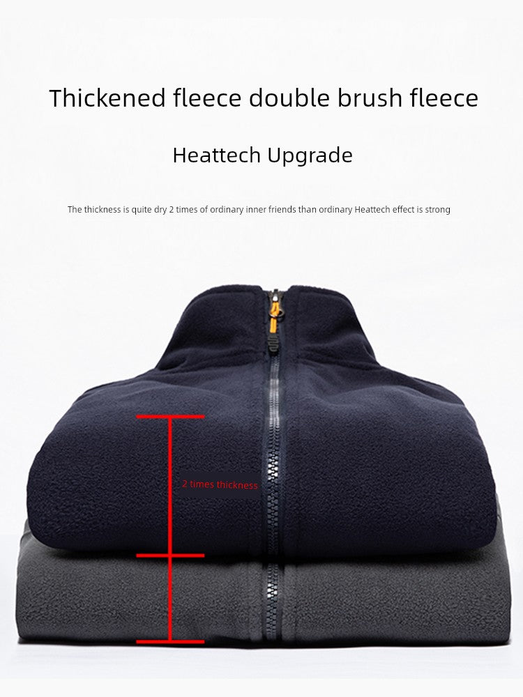 Outwear Women's Liner Thickening Cardigan Fleece Sweater - WILKYs