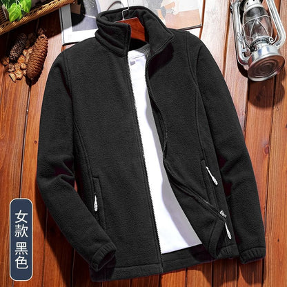 Outwear Women's Liner Thickening Cardigan Fleece Sweater - WILKYs