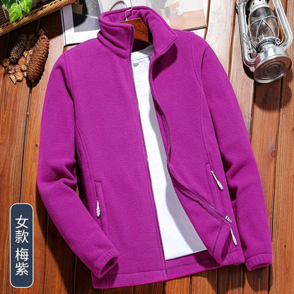 Outwear Women's Liner Thickening Cardigan Fleece Sweater - WILKYs