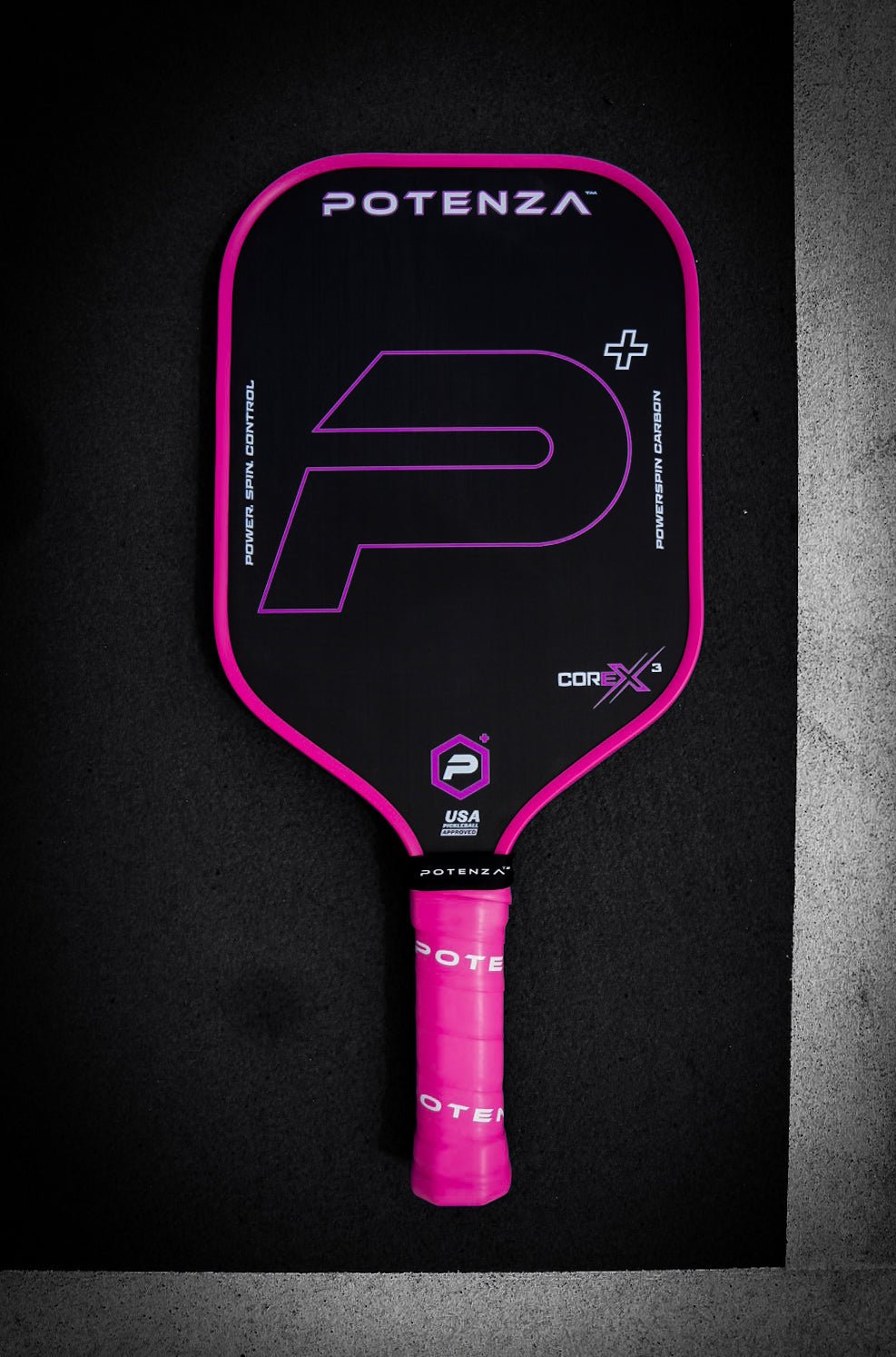 P+ PowerSpin Carbon COREx3 (Neon Pink) - WILKYs