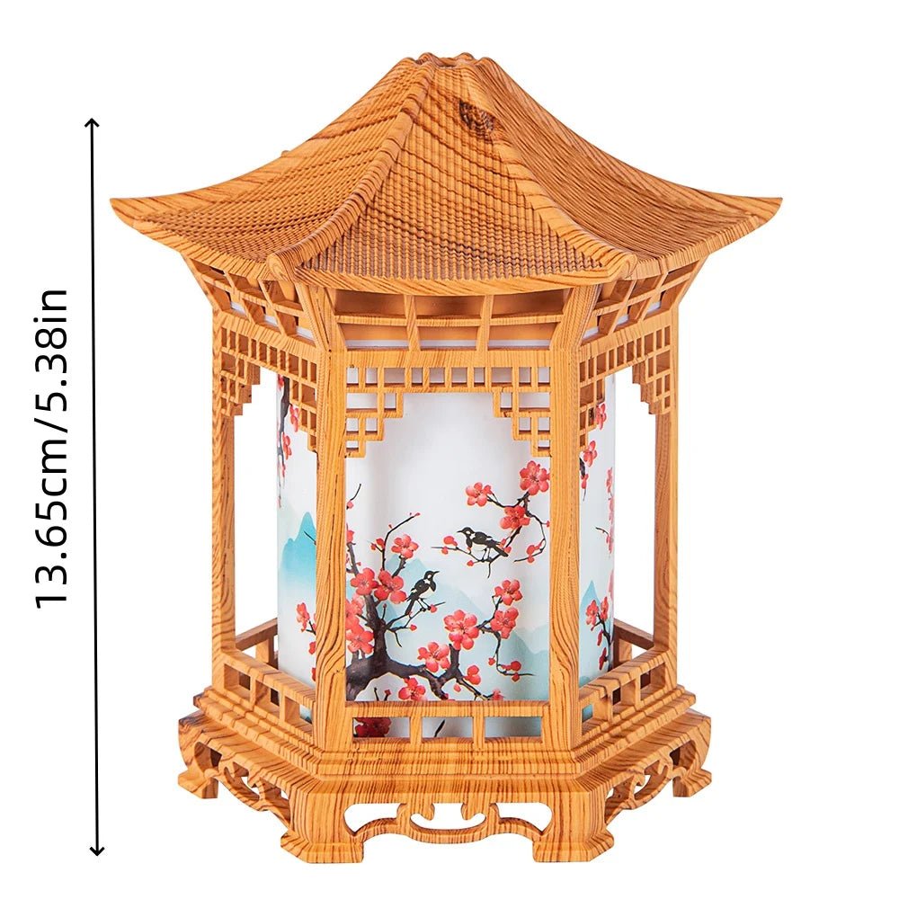 Pavilion humidifier Chinese style element unique creative decoration atmosphere night light delicate spray to improve the air - WILKYs