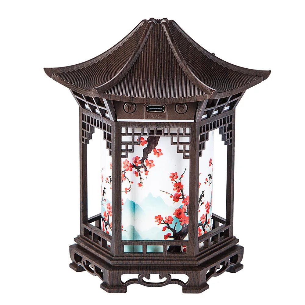 Pavilion humidifier Chinese style element unique creative decoration atmosphere night light delicate spray to improve the air - WILKYs