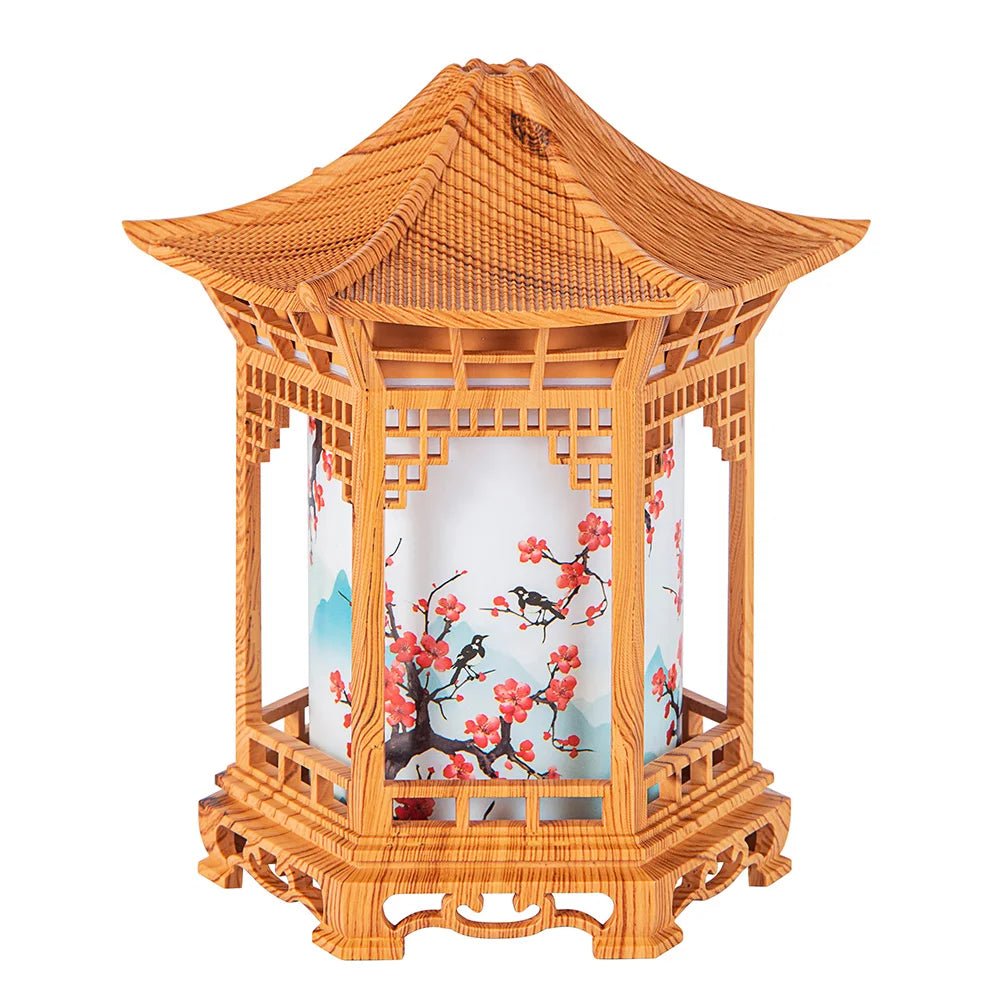 Pavilion humidifier Chinese style element unique creative decoration atmosphere night light delicate spray to improve the air - WILKYs