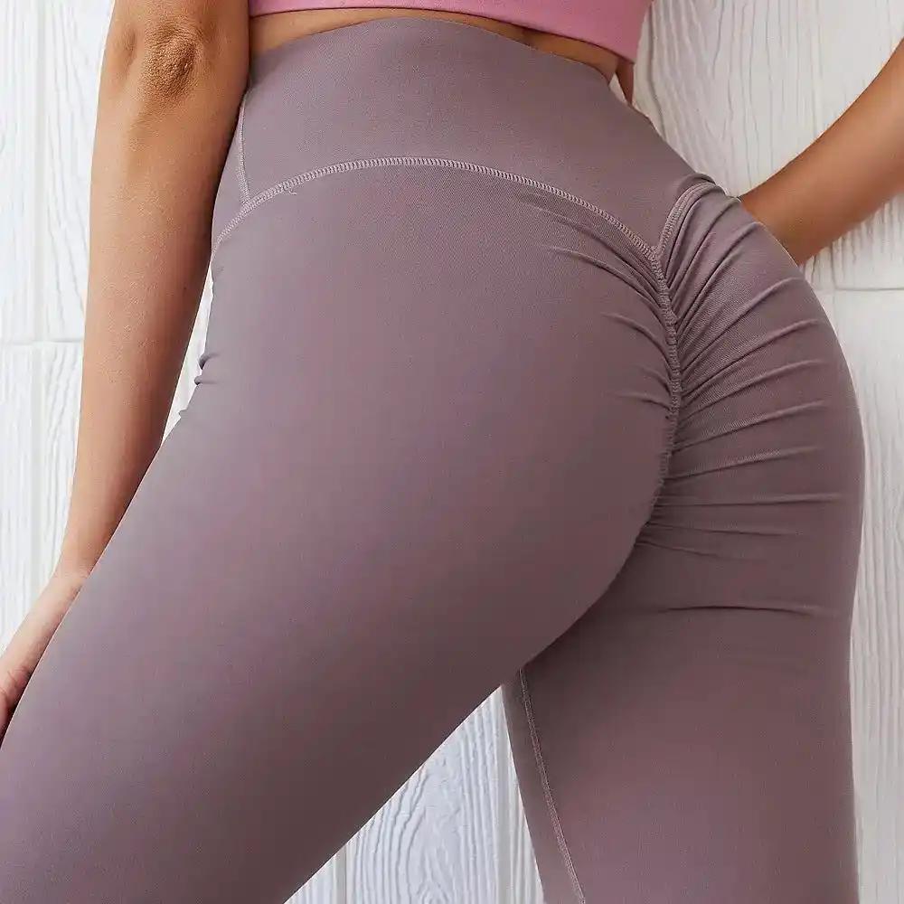 Peach fitness pants yoga pants - WILKYs