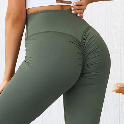 Peach fitness pants yoga pants - WILKYs