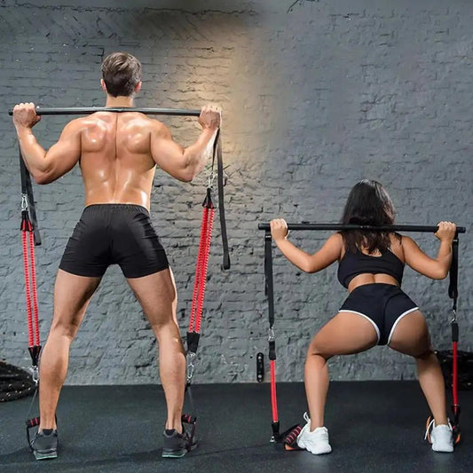 Pilates Stick Fitness Slimming Buttock Lifting Tension Rope Yoga - WILKYs