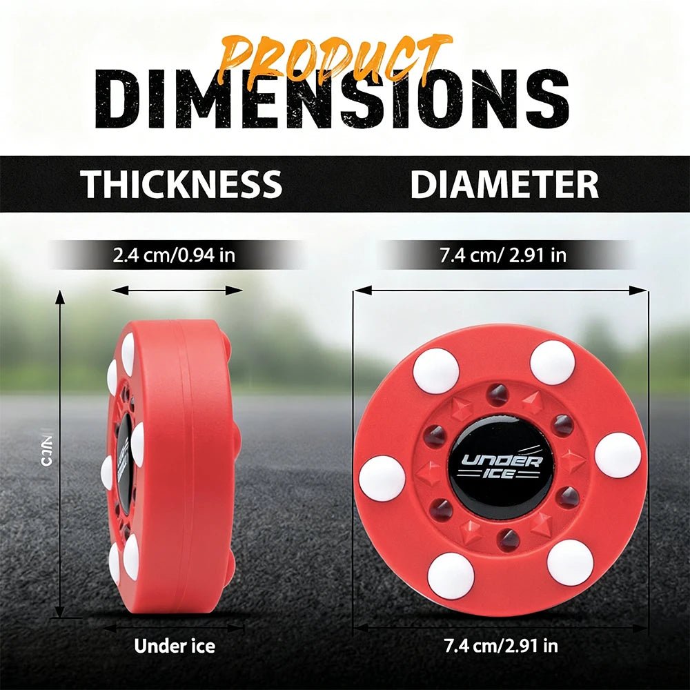 Practical Hockey Puck Street Roller Multicolor Skating Rollerball Smooth Surface Adult Fitness Accessories - WILKYs