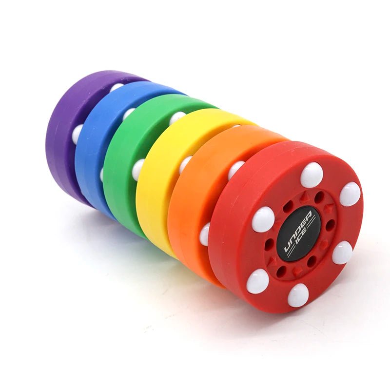 Practical Hockey Puck Street Roller Multicolor Skating Rollerball Smooth Surface Adult Fitness Accessories - WILKYs