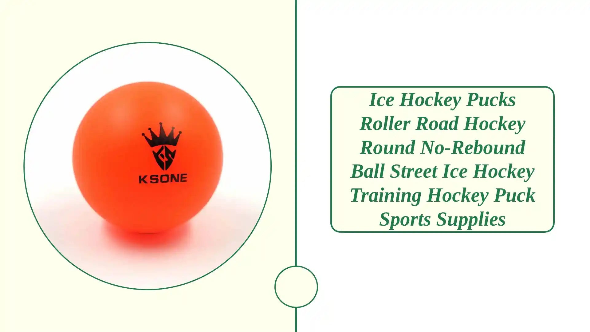 Ice Hockey Pucks Roller Road Hockey Round No-Rebound Ball Street Ice Hockey Training Hockey Puck Sports Supplies by@Outfy