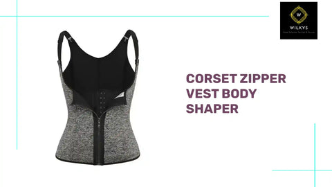 Corset Zipper Vest Body Shaper by@Outfy
